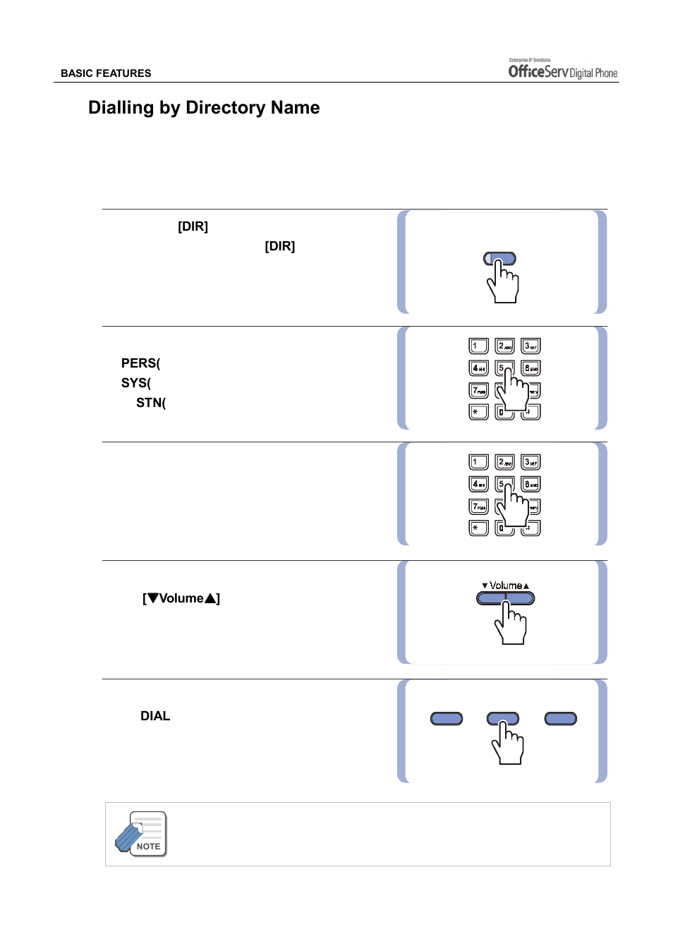 Dialling by directory name | Samsung DS5021D User Manual | Page 70 / 144