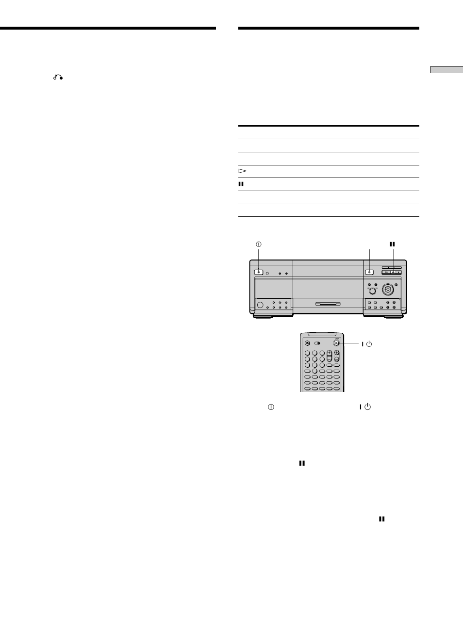 Operation sound effects (sound feedback), Getting started, Press open/close to open the front cover | Sony DVP-CX870D User Manual | Page 15 / 96