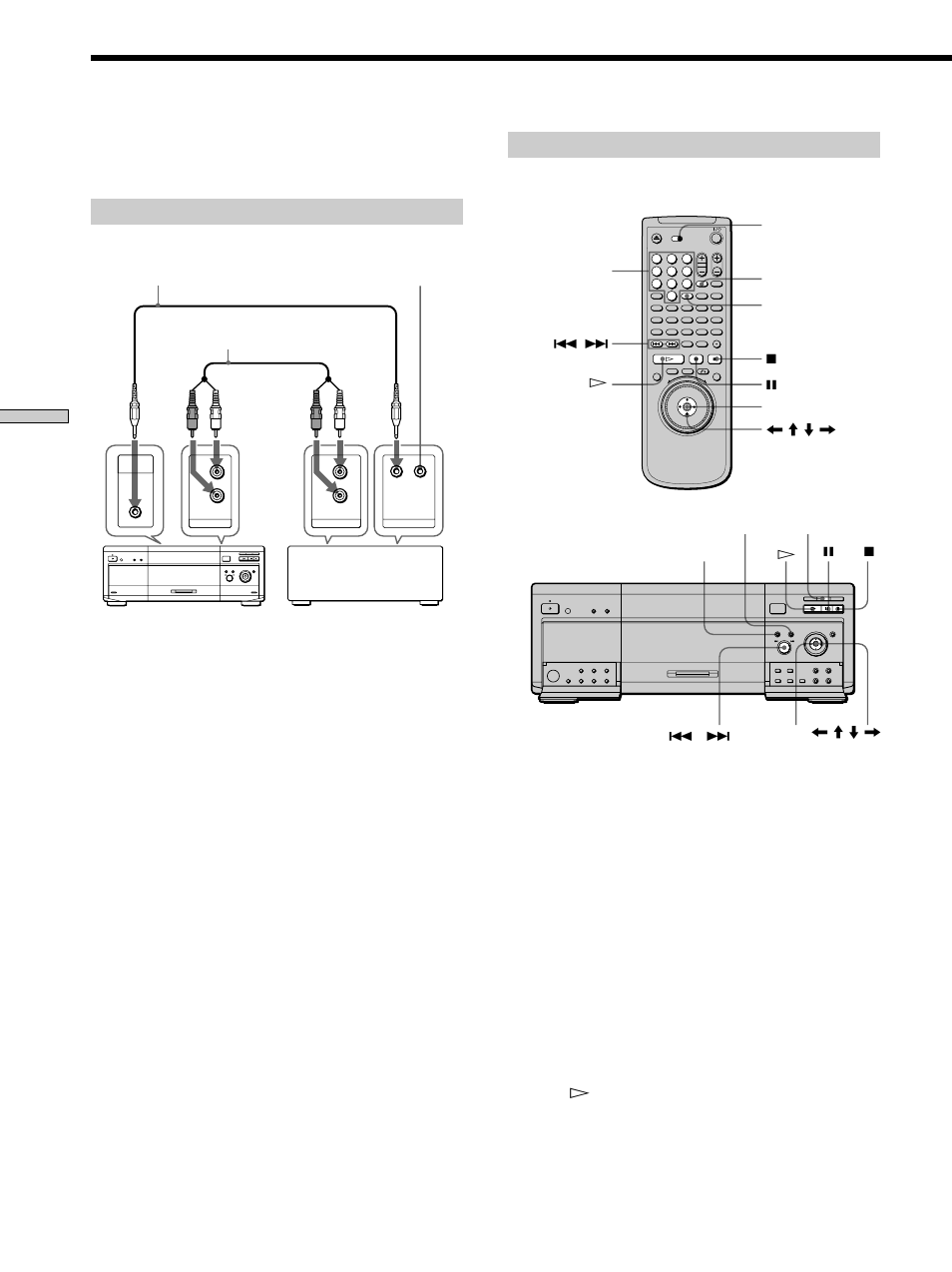 Controlling the cd changer (mega control), Connecting the cd changer, Controlling the cd changer | Sony DVP-CX870D User Manual | Page 80 / 96