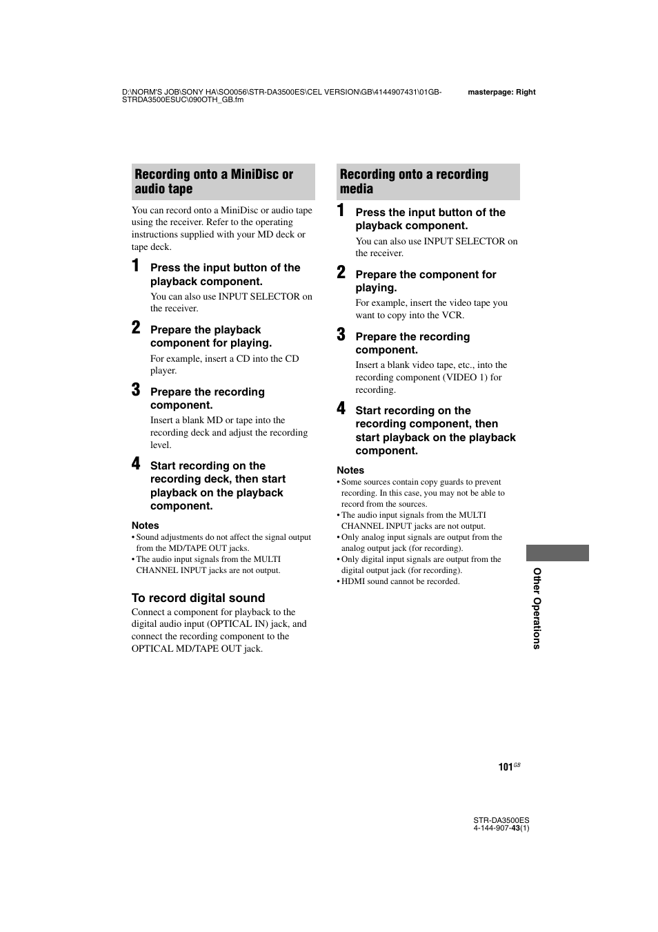 Sony 4-144-907-43(1) User Manual | Page 101 / 136