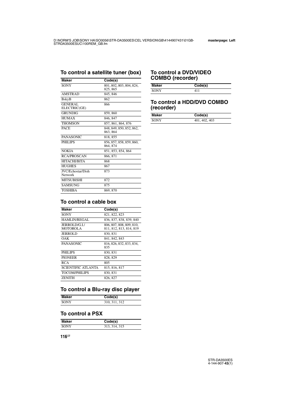 Sony 4-144-907-43(1) User Manual | Page 116 / 136