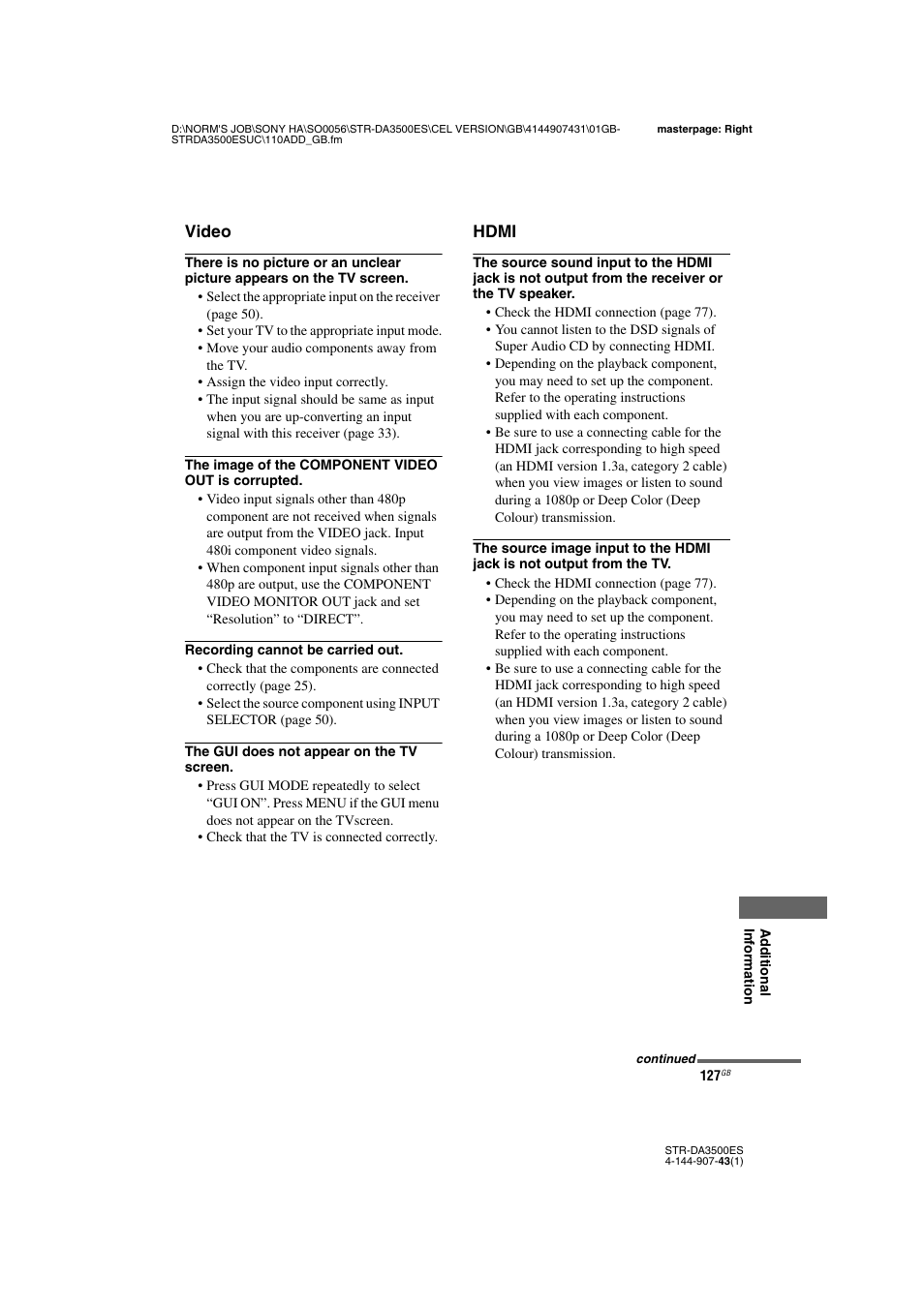 Sony 4-144-907-43(1) User Manual | Page 127 / 136