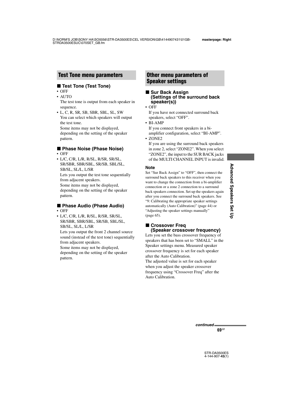 Sony 4-144-907-43(1) User Manual | Page 69 / 136