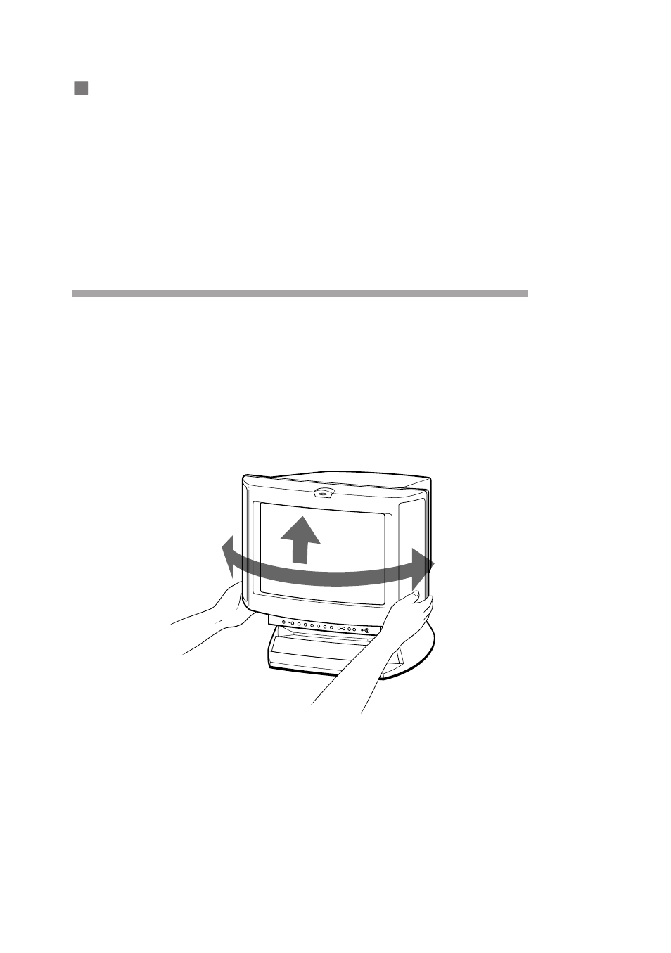 Uso del soporte basculante giratorio, Ppara introducir nuevas sincronizaciones | Sony CPD-120AS User Manual | Page 104 / 185