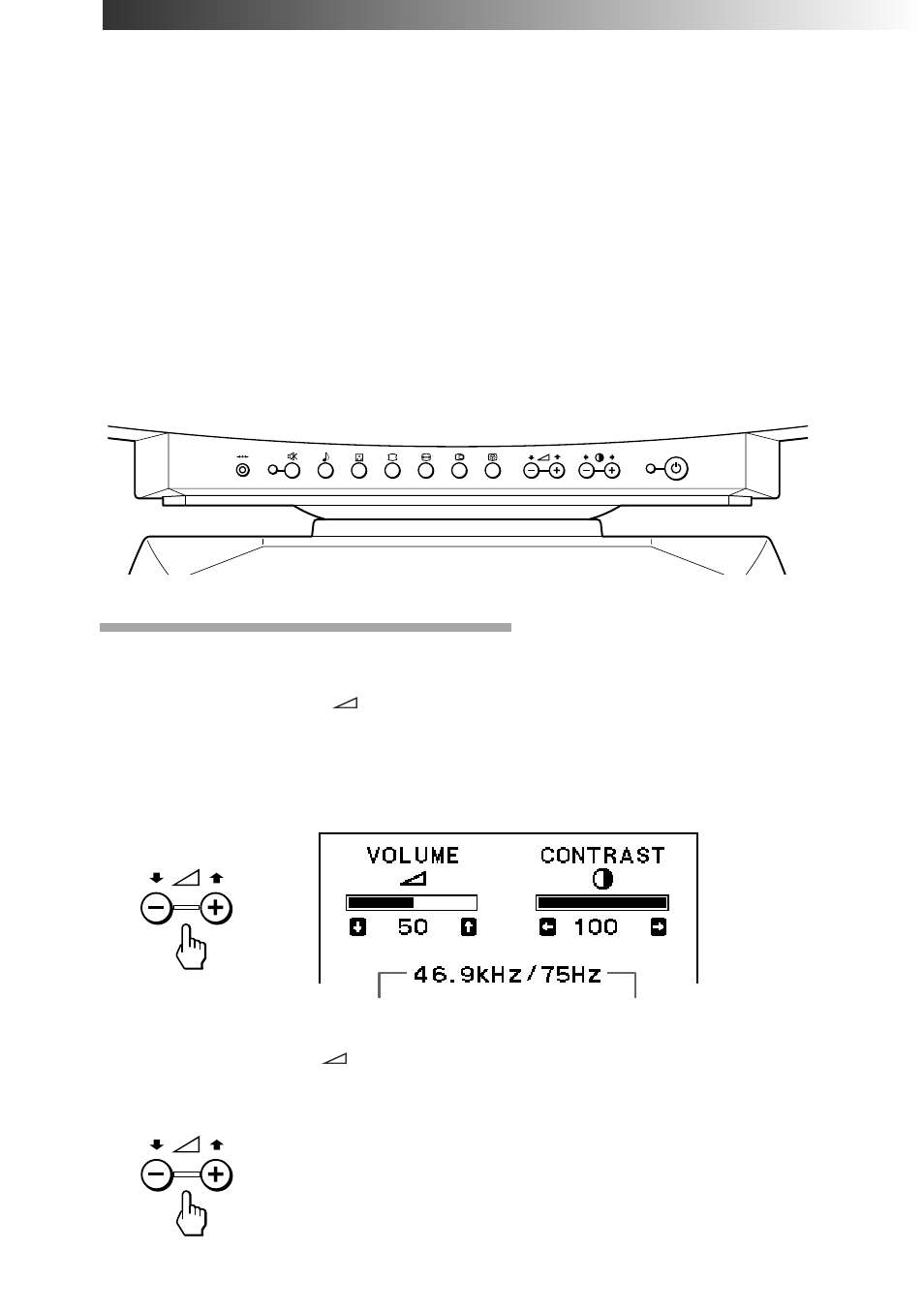 Regolazioni, Regolazione del volume | Sony CPD-120AS User Manual | Page 136 / 185