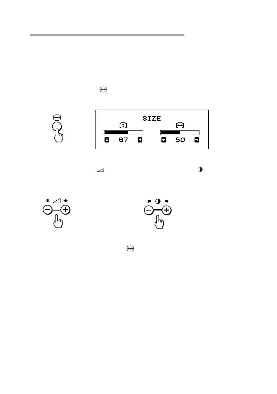 Regolazione della dimensione dell’immagine | Sony CPD-120AS User Manual | Page 140 / 185