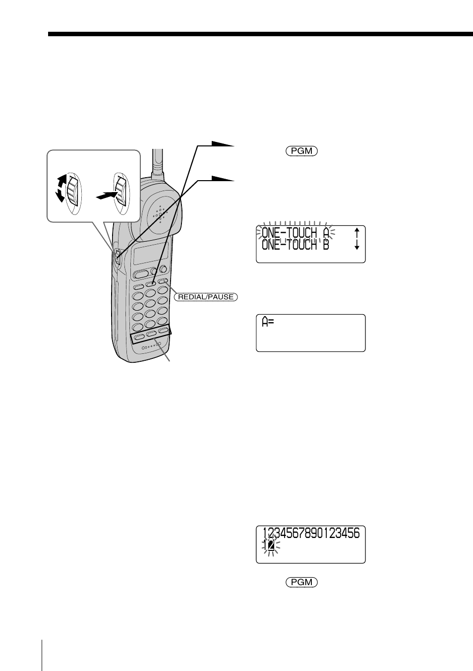 Telephone features, One-touch dialing, Storing phone numbers | Sony SPP-A2470 User Manual | Page 26 / 72