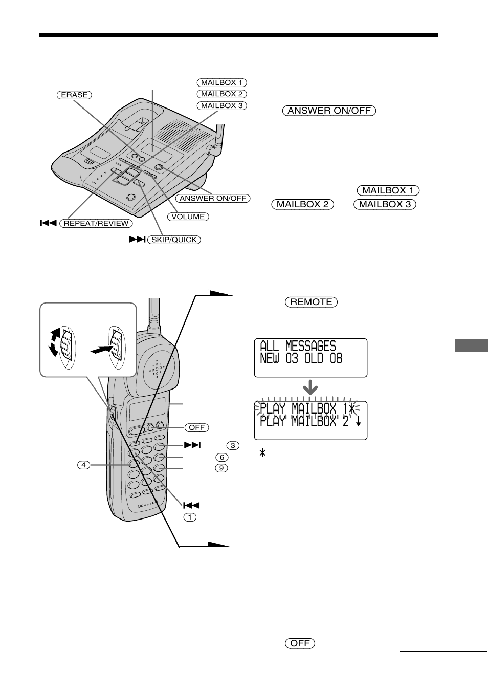 Playing back messages, When you come home | Sony SPP-A2470 User Manual | Page 43 / 72