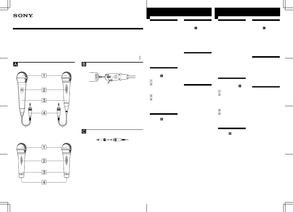 Sony F V220 User Manual | 2 pages