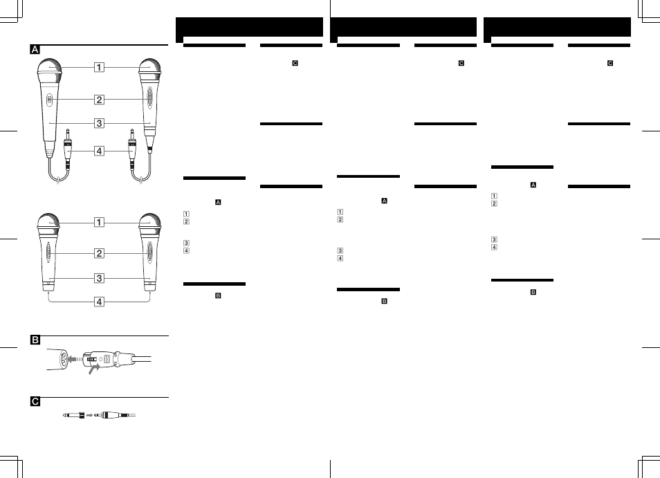 Ab c | Sony F V220 User Manual | Page 2 / 2