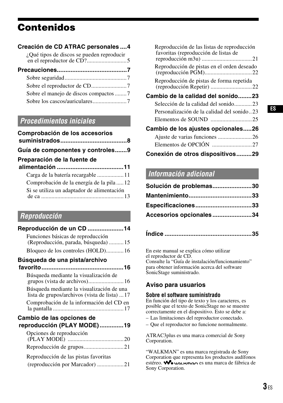 Sony D-NE520 User Manual | Page 37 / 103