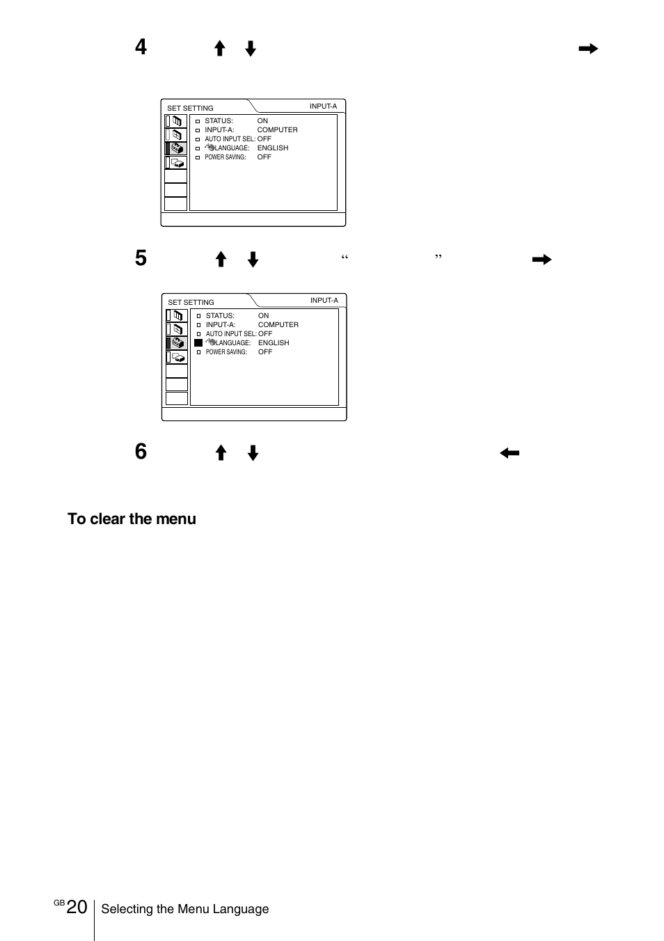 Sony VPD-MX10 User Manual | Page 20 / 128