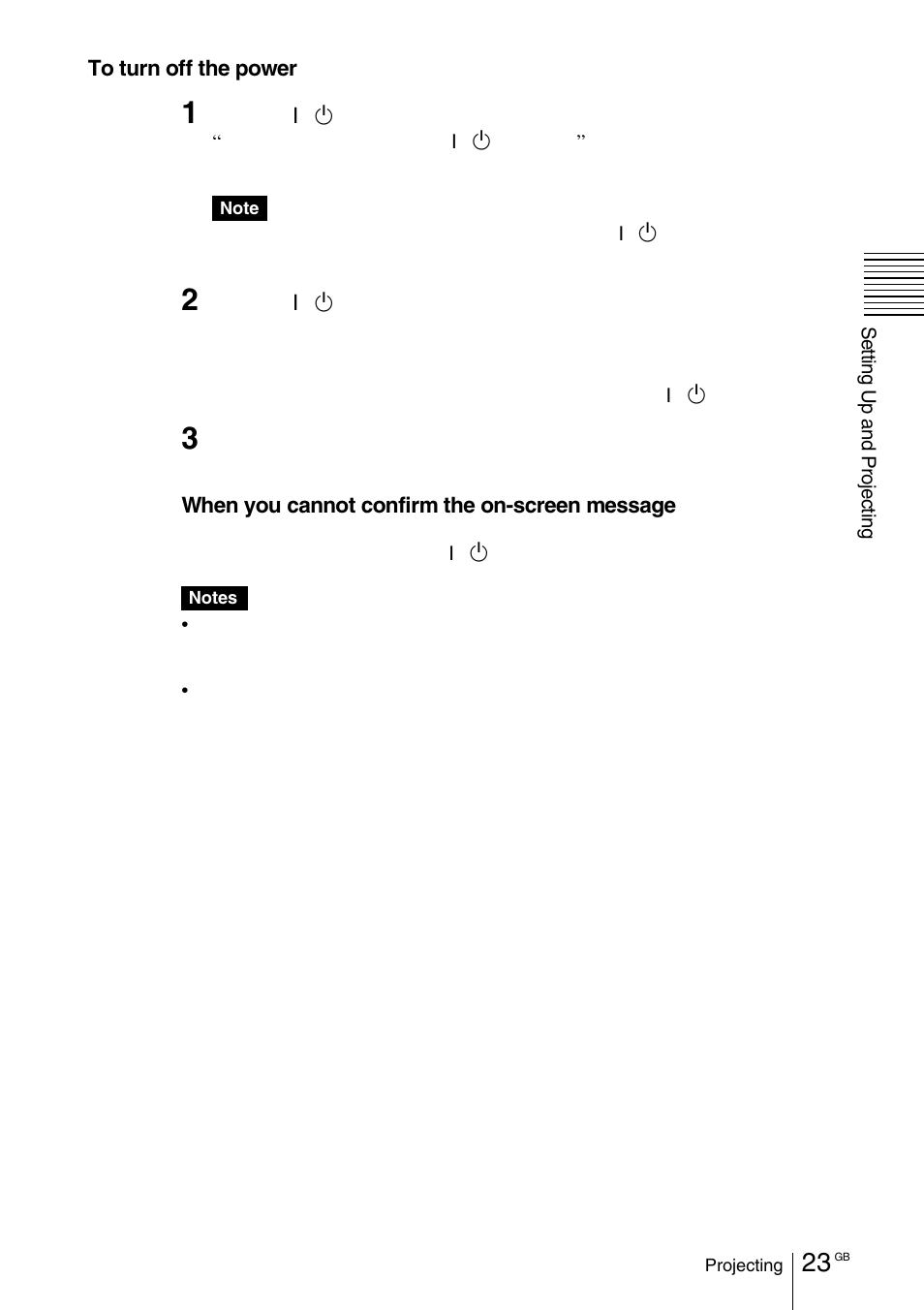 Sony VPD-MX10 User Manual | Page 23 / 128