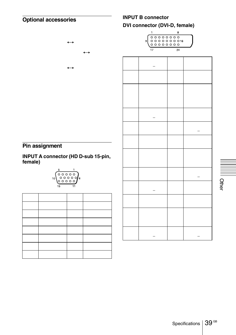 Sony VPD-MX10 User Manual | Page 39 / 128