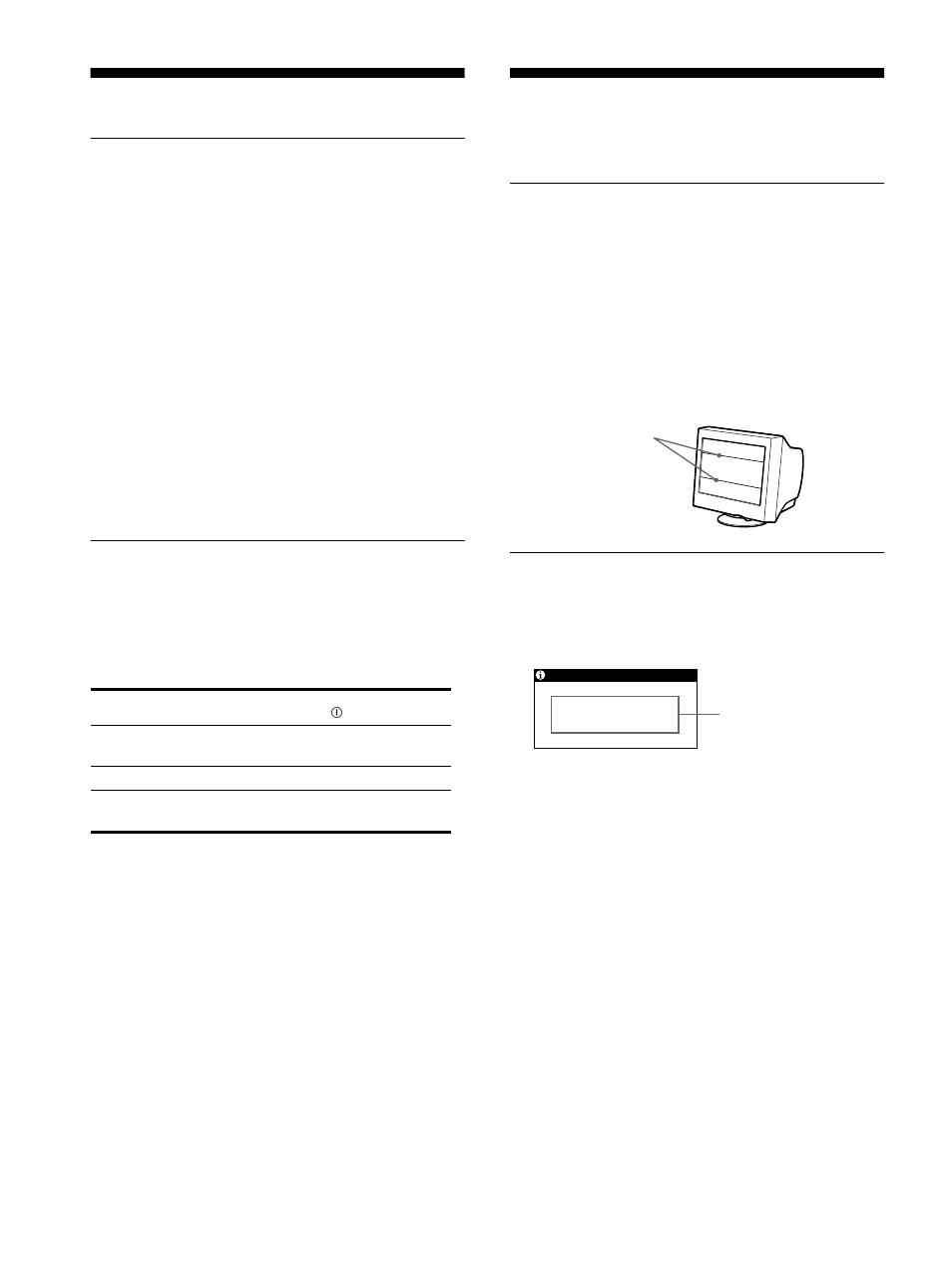 Características técnicas, Modos predefinidos y de usuario, Función de ahorro de energía | Solución de problemas, Mensajes en pantalla | Sony CPD-E215E User Manual | Page 54 / 116