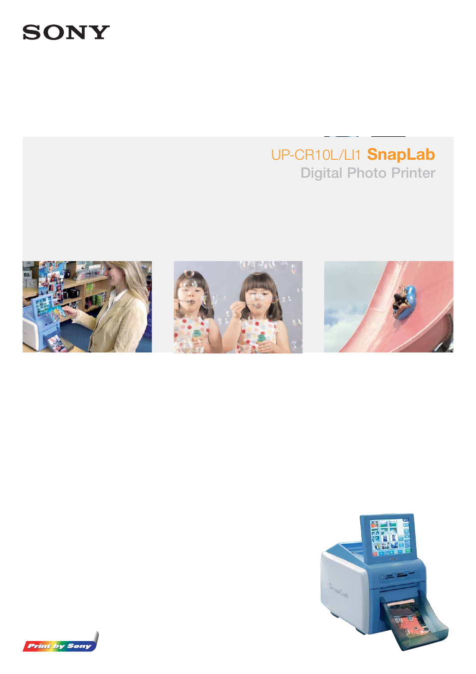 Sony UP-CR10L User Manual | 10 pages