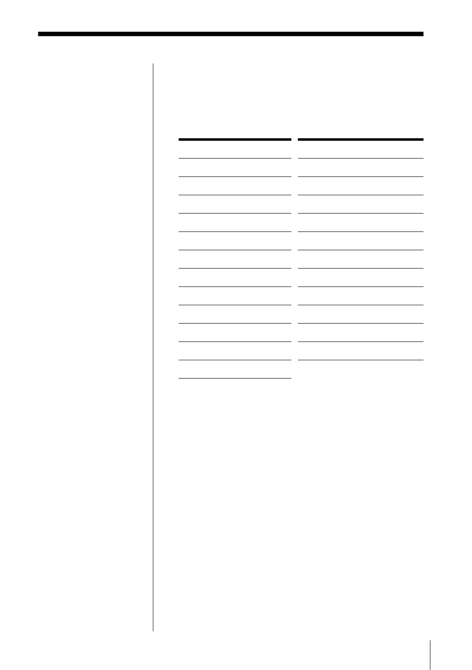 Country code list, 59 to return to the normal screen | Sony PBD-V30 User Manual | Page 59 / 84