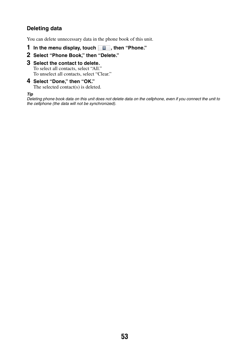 Sony NAV-U NV-U84 User Manual | Page 53 / 85