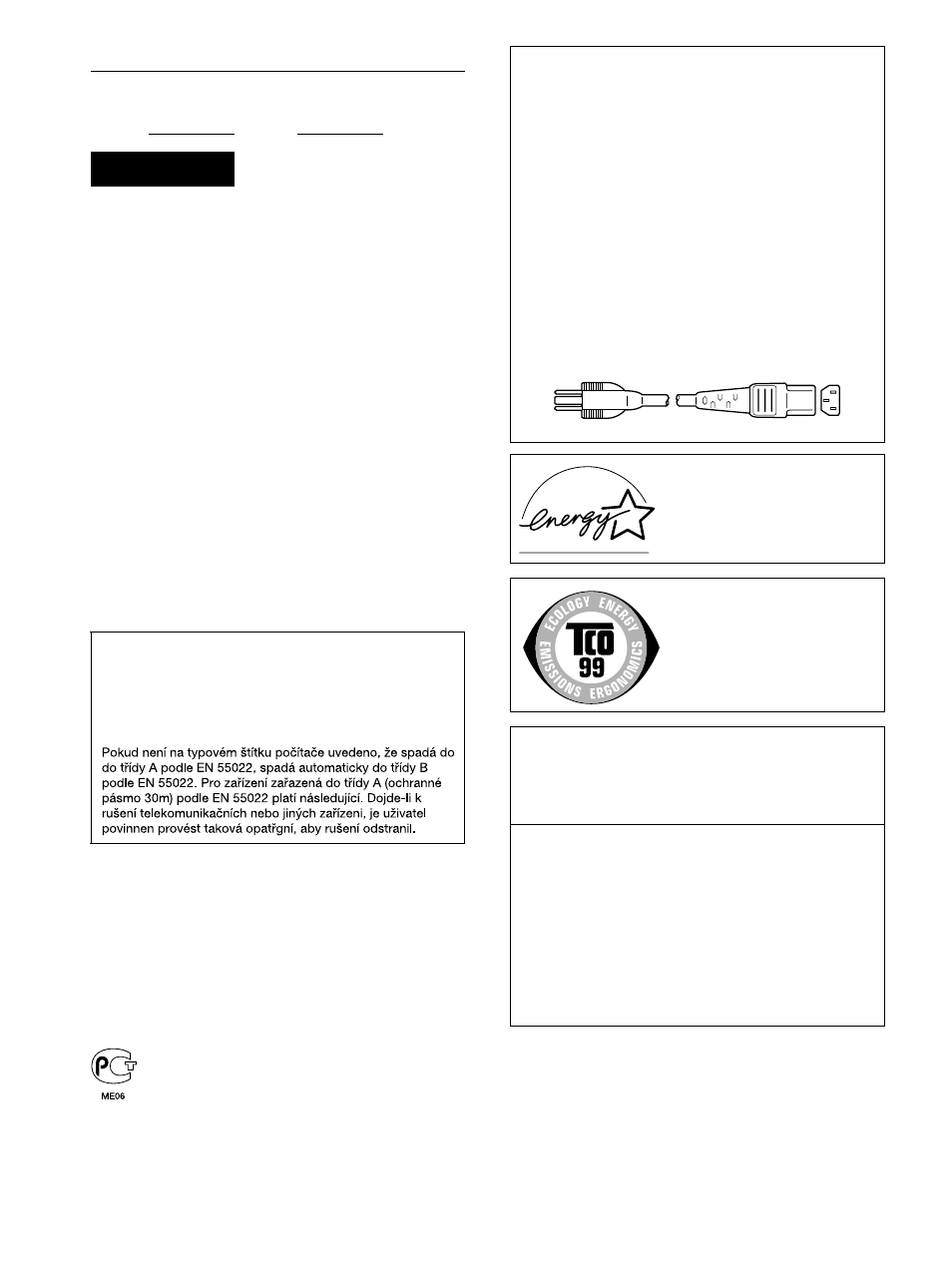 Warning, Owner’s record | Sony CPD-E220E User Manual | Page 2 / 116