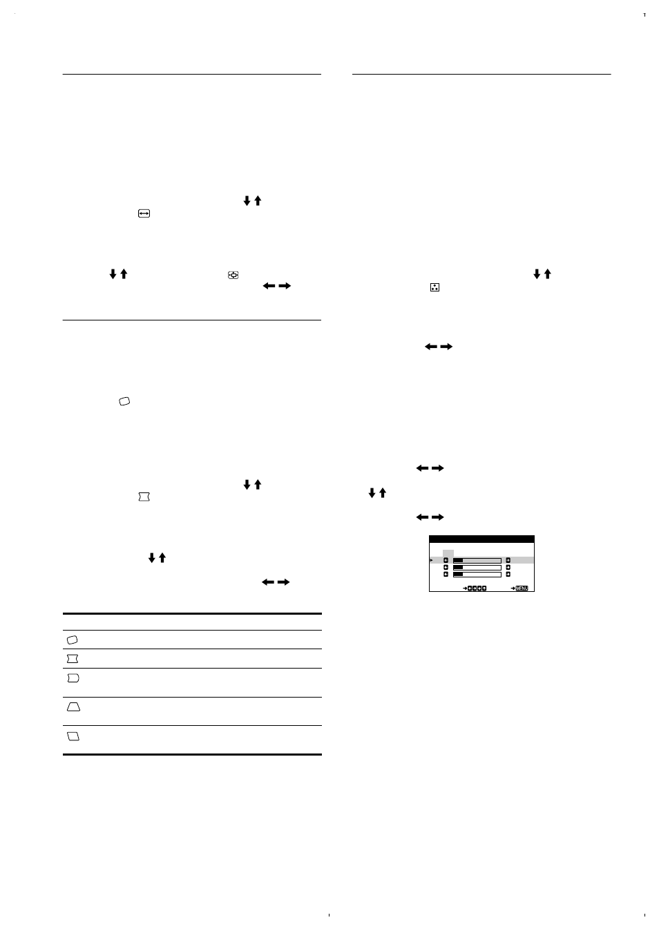 Agrandir ou réduire l’image (zoom), Réglage de la forme de l’image (geometrie), Réglage des couleurs de l’image (couleur) | 10 agrandir ou réduire l’image (zoom) | Sony CPD-E220E User Manual | Page 24 / 116