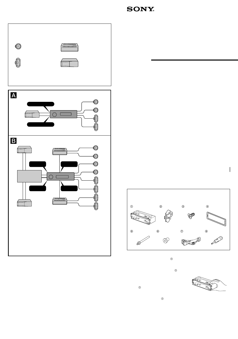 Sony CDX-C5850R User Manual | 4 pages