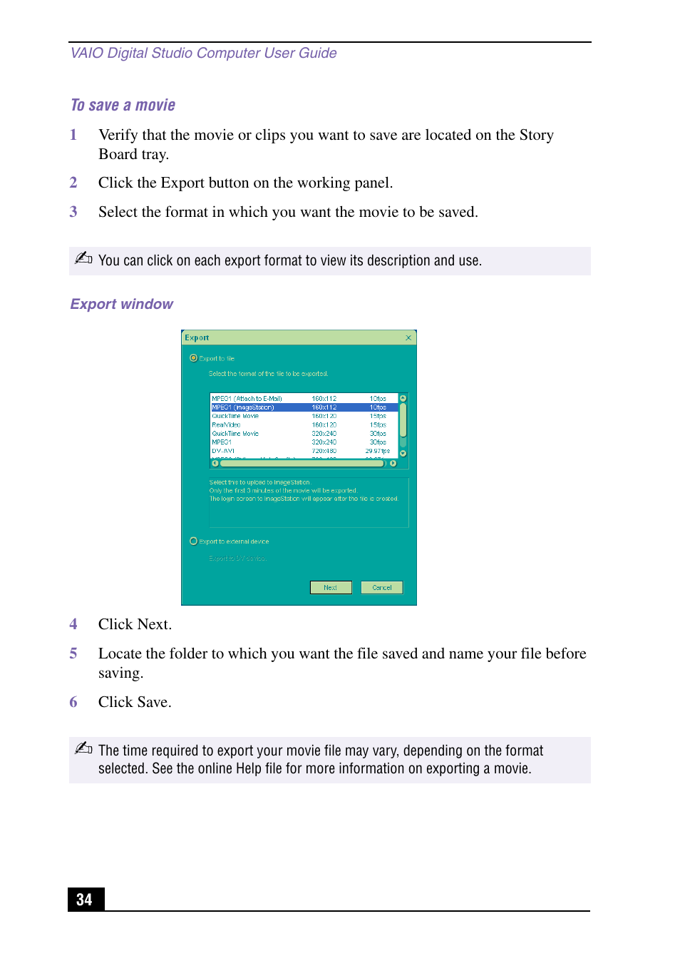 Sony VAIO Digital Studio User Manual | Page 34 / 93