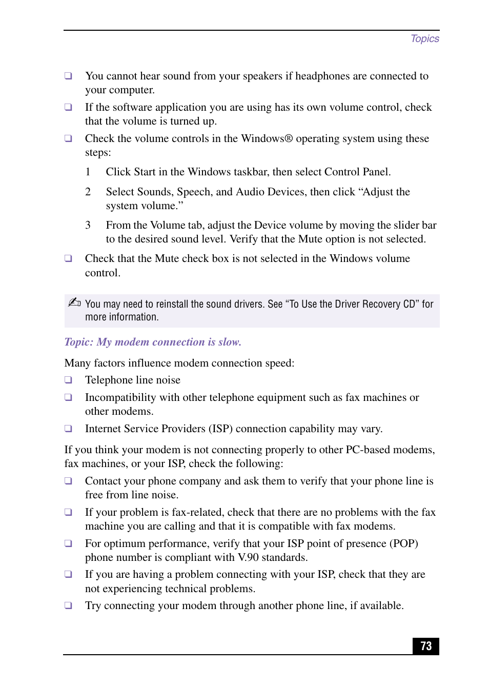 Sony VAIO Digital Studio User Manual | Page 73 / 93