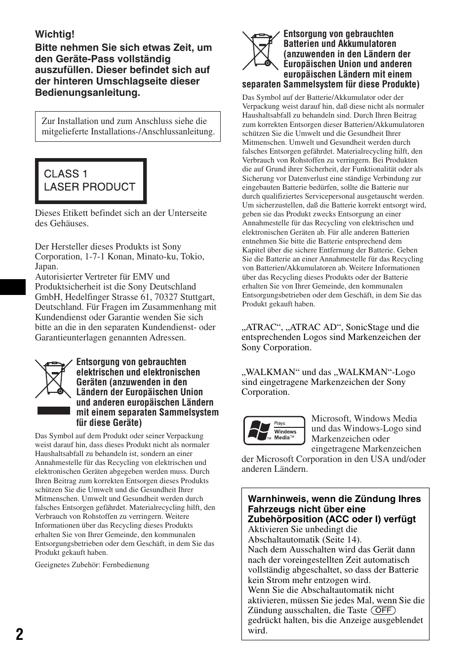 Sony CDX-GT424U User Manual | Page 22 / 112