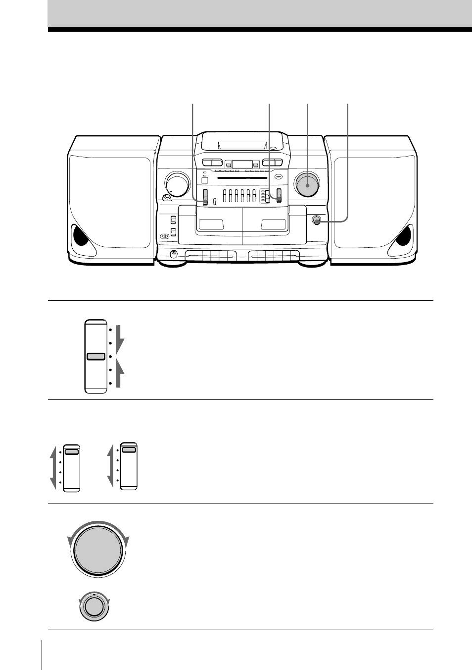 Listening to the radio | Sony CFD-CD777S User Manual | Page 6 / 32