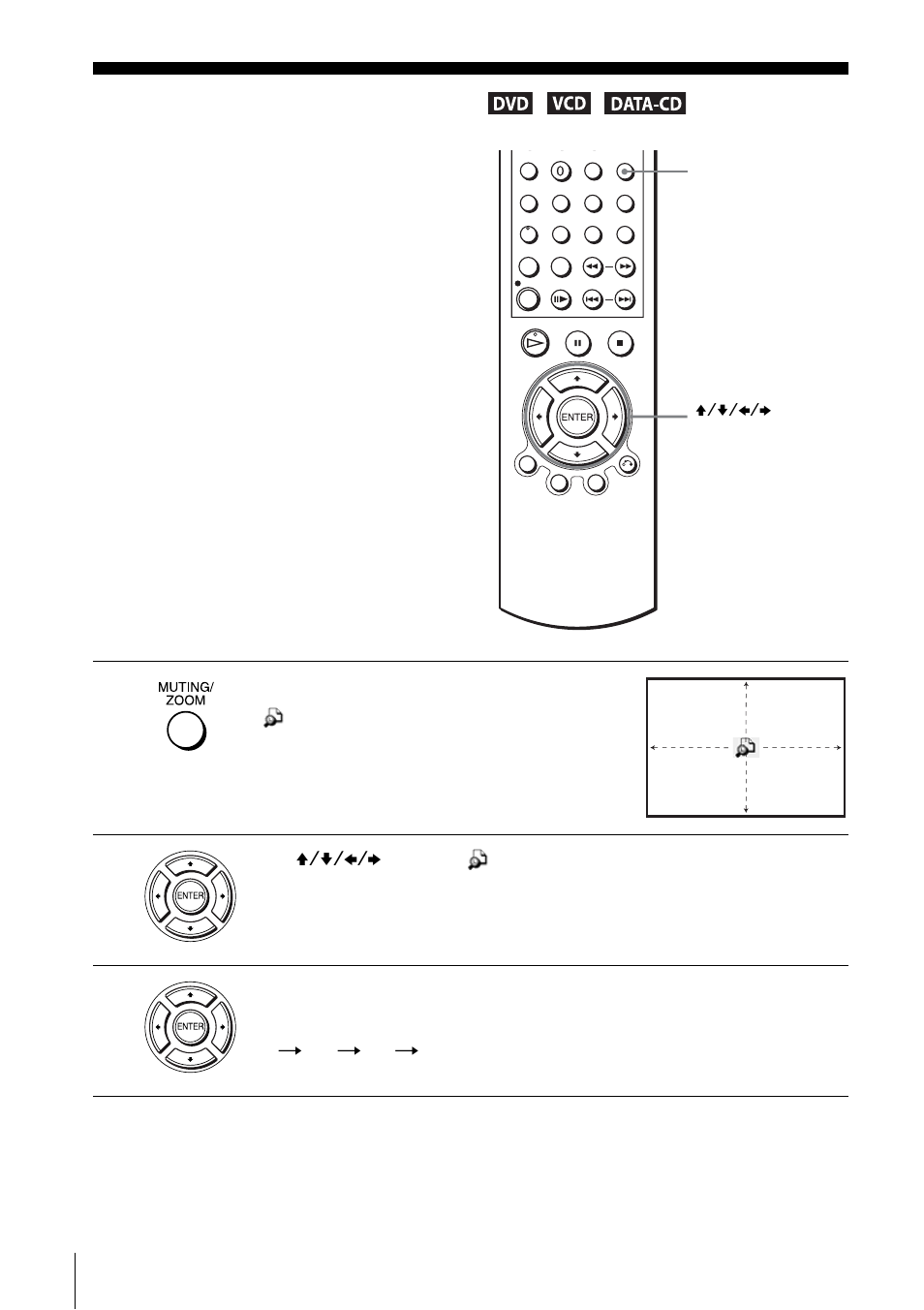 Zooming into a scene | Sony SLV-D300P User Manual | Page 62 / 112