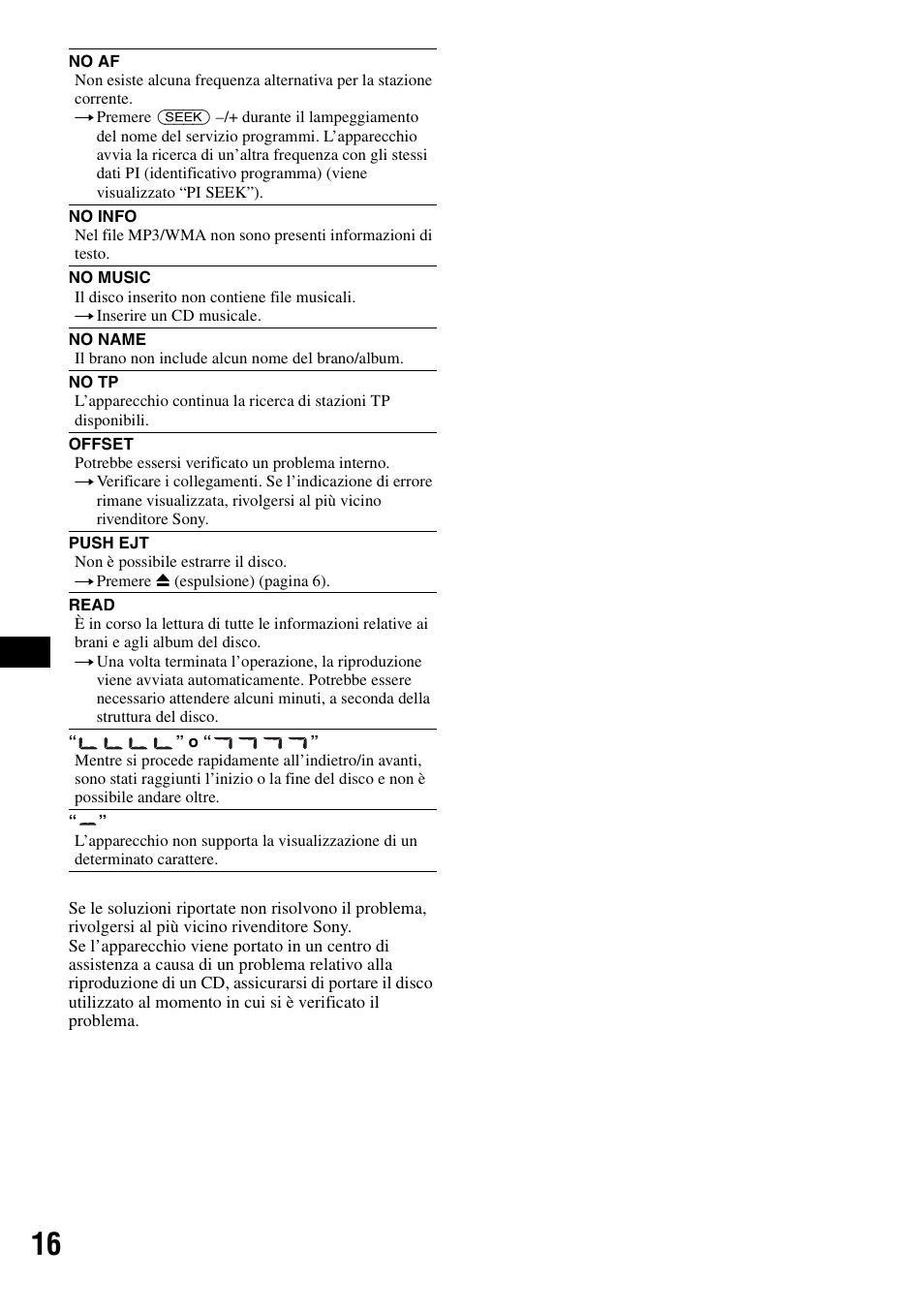 Sony CDX-GT20 User Manual | Page 62 / 80
