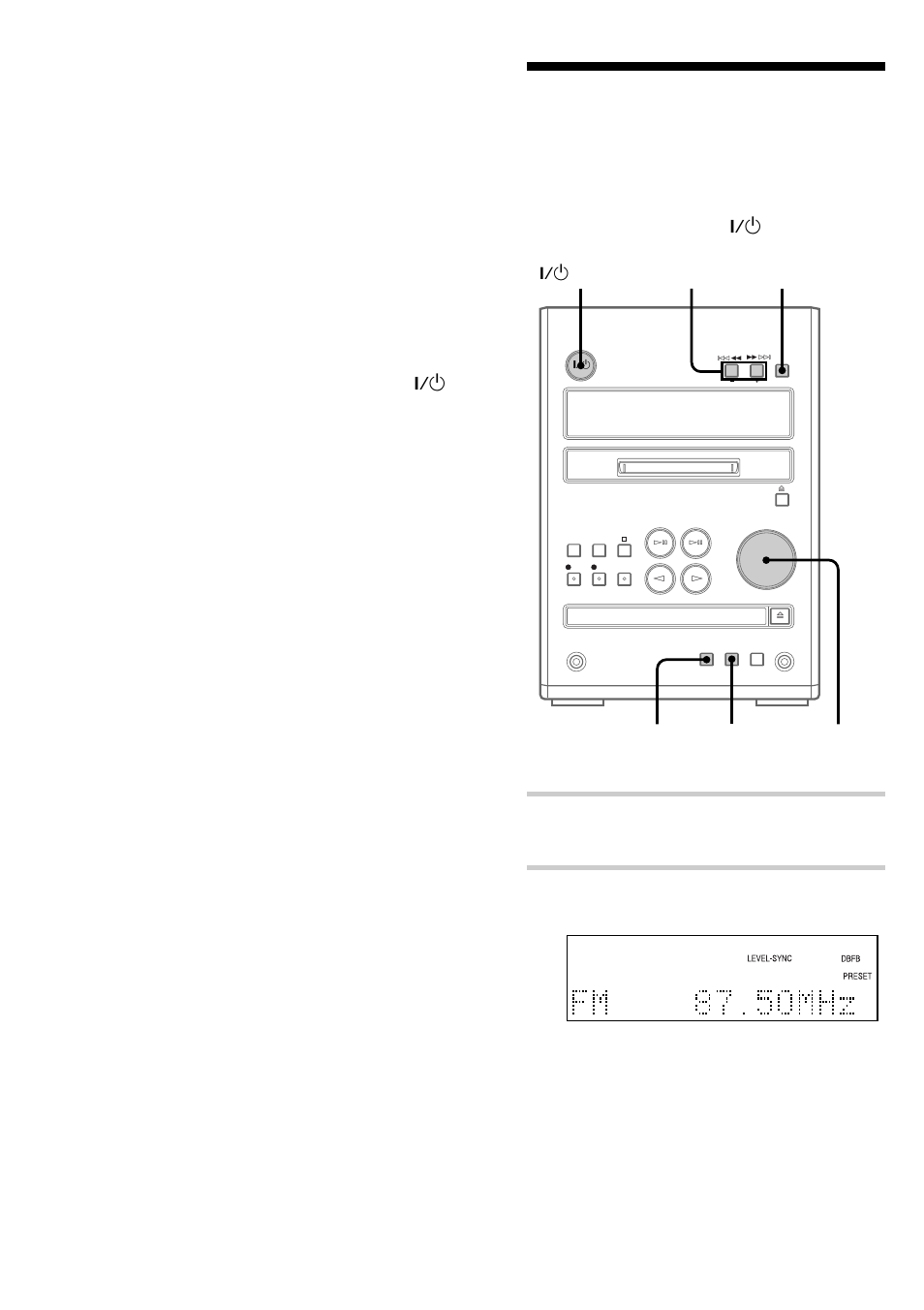 Listening to the radio — preset tuning, Listening to the radio | Sony CMT-J3MD User Manual | Page 18 / 80