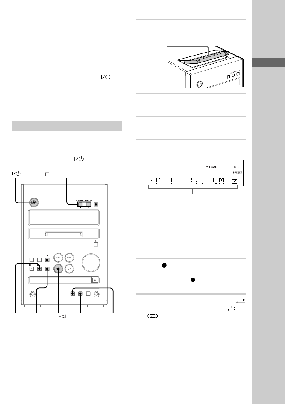 Recording on a tape | Sony CMT-J3MD User Manual | Page 21 / 80