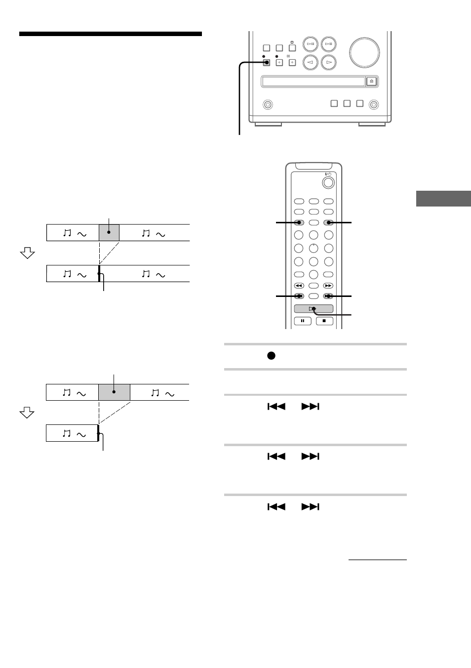 Making a space between tracks 3 seconds long | Sony CMT-J3MD User Manual | Page 39 / 80
