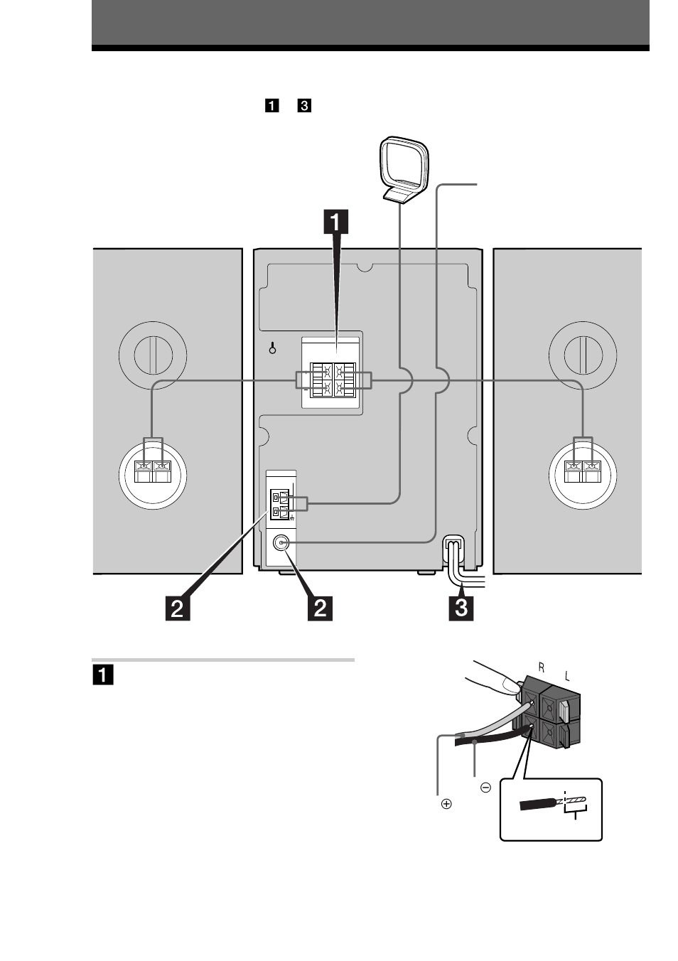 Getting started, Step 1: hooking up the system, 4getting started | Sony CMT-J3MD User Manual | Page 4 / 80