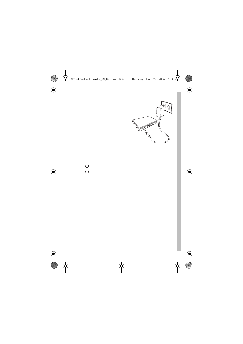 Connecting power, Turning the mpeg-4 recorder on, Connecting power turning the mpeg-4 recorder on | Sony MPEG4 Video Recorder User Manual | Page 15 / 54