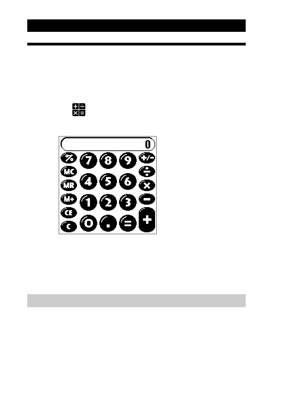 Using the calculator (the calculator), Calculating with the calculator, Using the calculator buttons | Sony PEG-S300 User Manual | Page 108 / 192