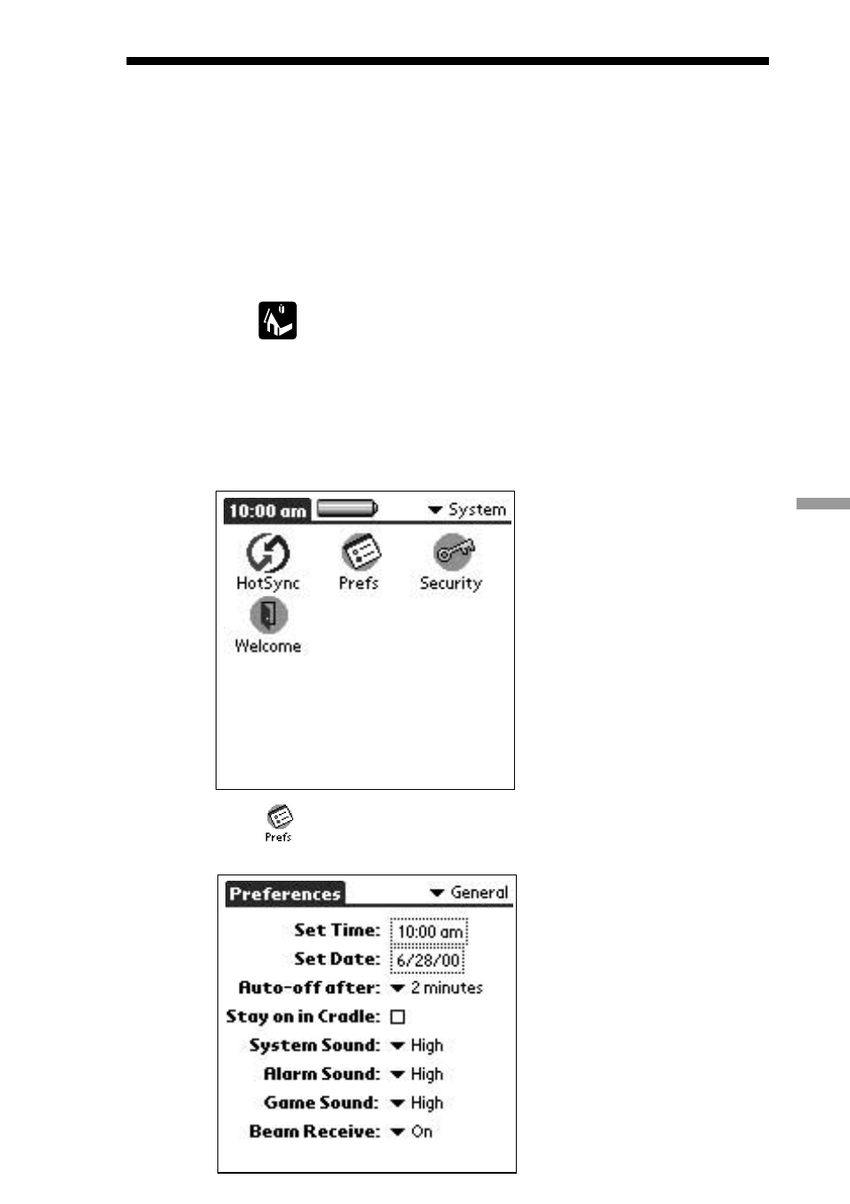 Entering the owner information | Sony PEG-S300 User Manual | Page 115 / 192