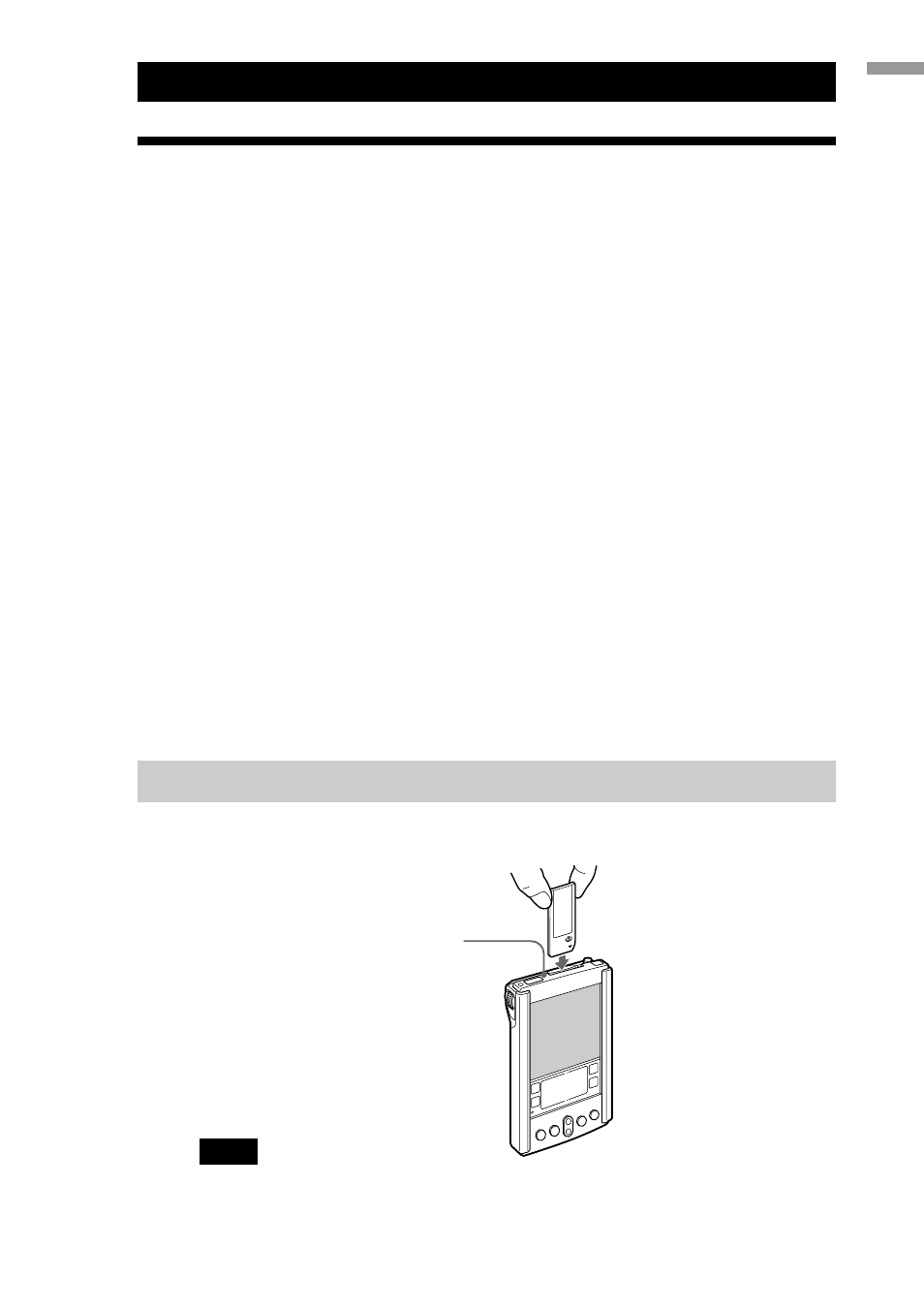 Memory stick gate, Using memory stick media, To insert/remove memory stick media | Sony PEG-S300 User Manual | Page 13 / 192
