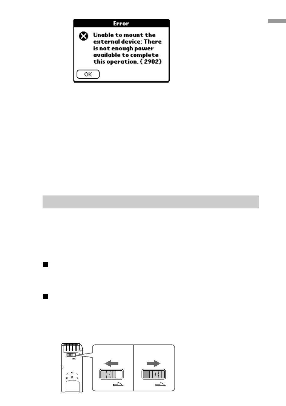 To enable write-protection | Sony PEG-S300 User Manual | Page 15 / 192