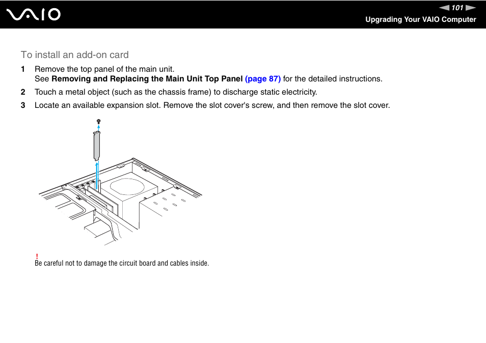 Sony VGC-RM1 User Manual | Page 101 / 170