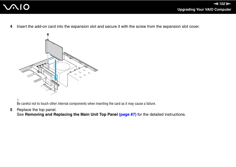 Sony VGC-RM1 User Manual | Page 102 / 170
