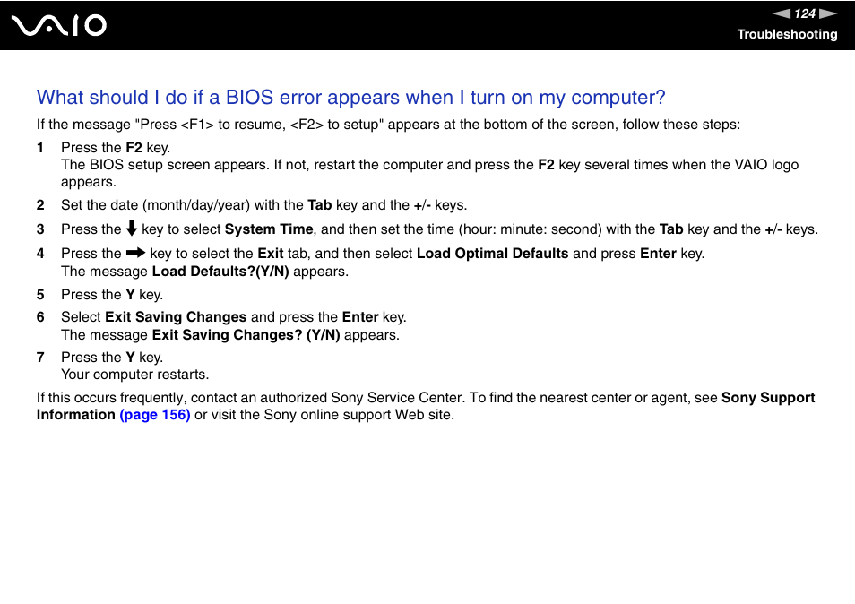 Sony VGC-RM1 User Manual | Page 124 / 170