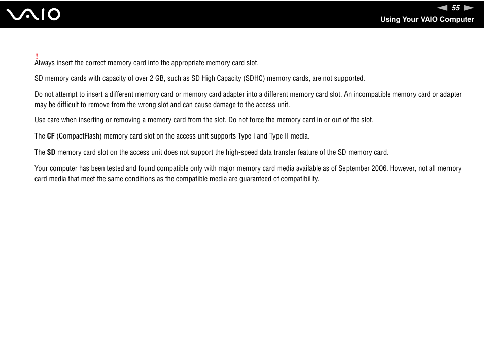Sony VGC-RM1 User Manual | Page 55 / 170