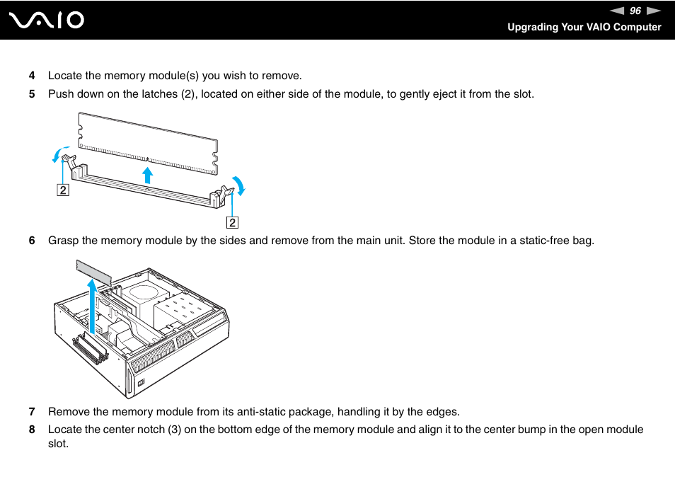 Sony VGC-RM1 User Manual | Page 96 / 170