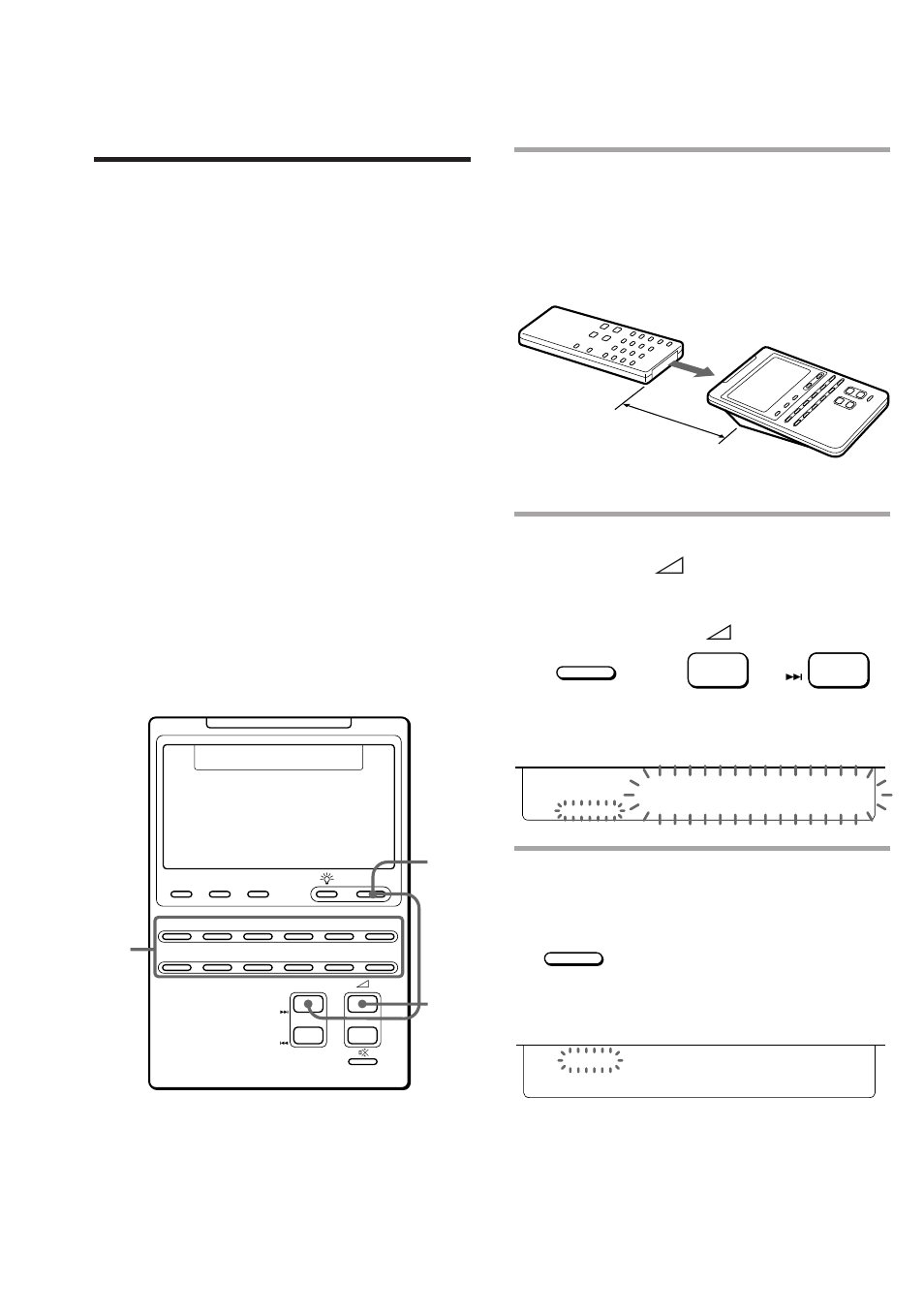 Press the desired component select button, Learn” appears and all the component names flash | Sony RM-AV2000T User Manual | Page 25 / 88