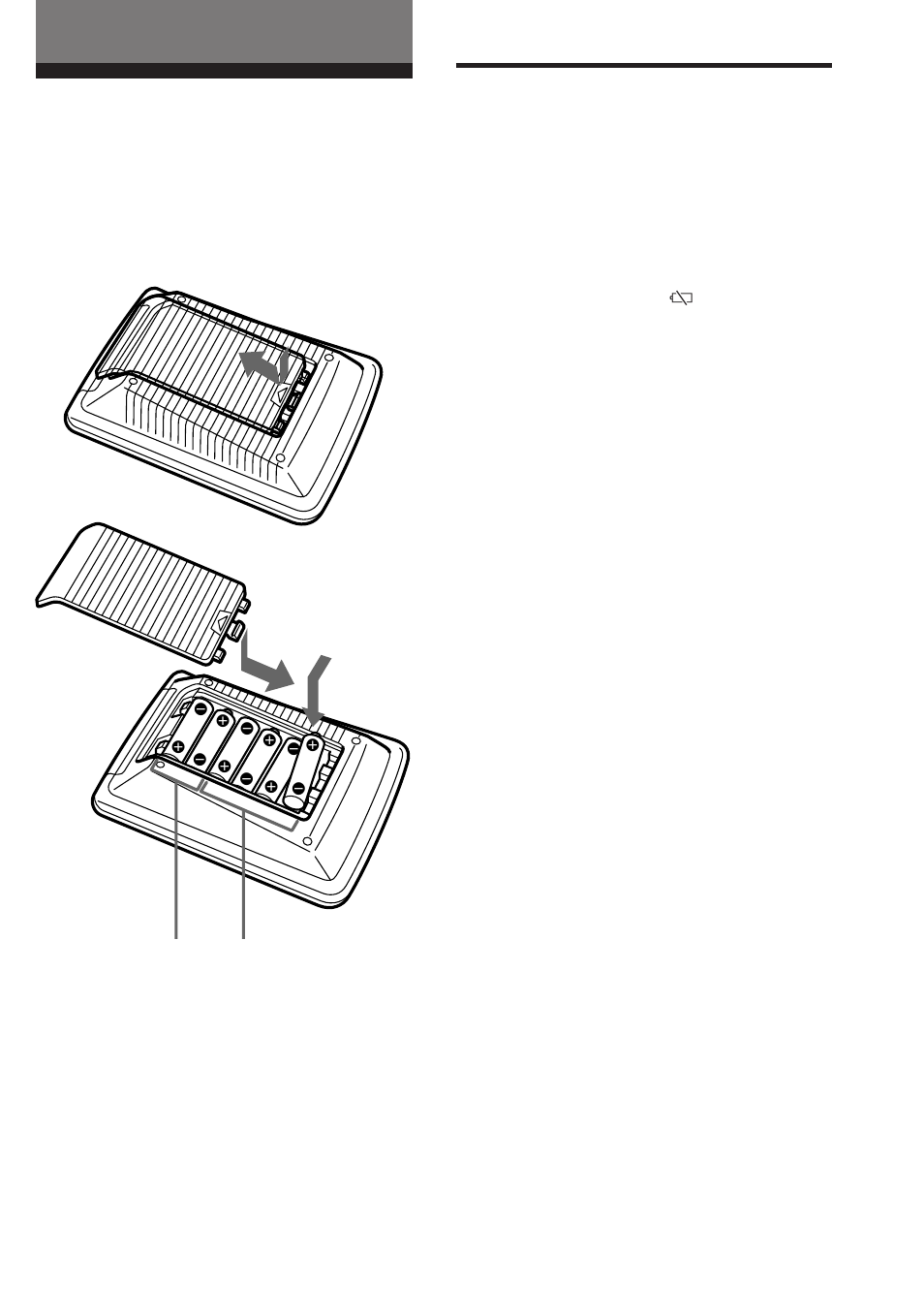 Installing the batteries, When to replace the batteries | Sony RM-AV2000T User Manual | Page 6 / 88