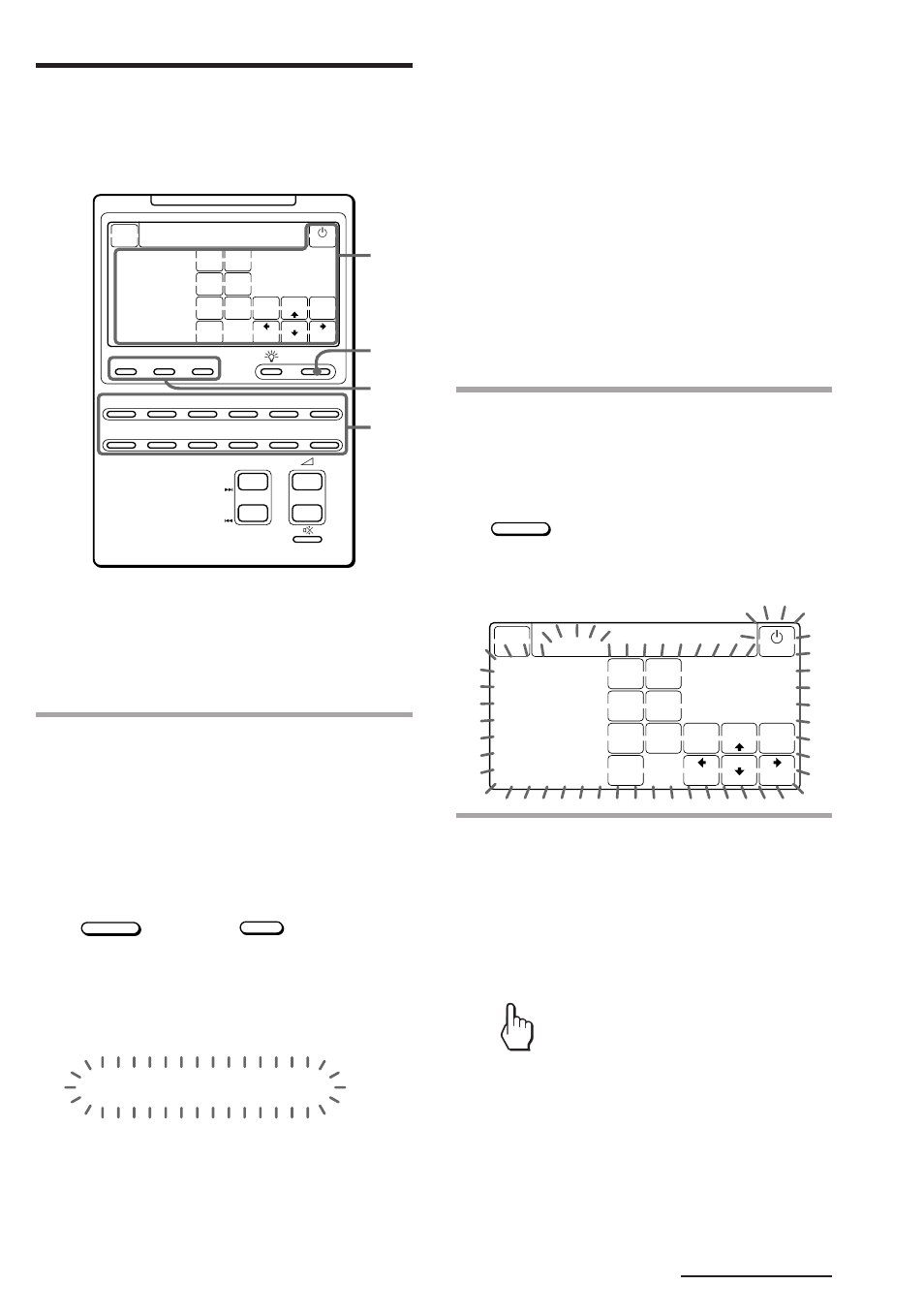 Wordt vervolgd, Tv vcr123 sat deck, Cd fm/am dsp md cbl amp dvd | Commander off, System control 1 | Sony RM-AV2000T User Manual | Page 64 / 88