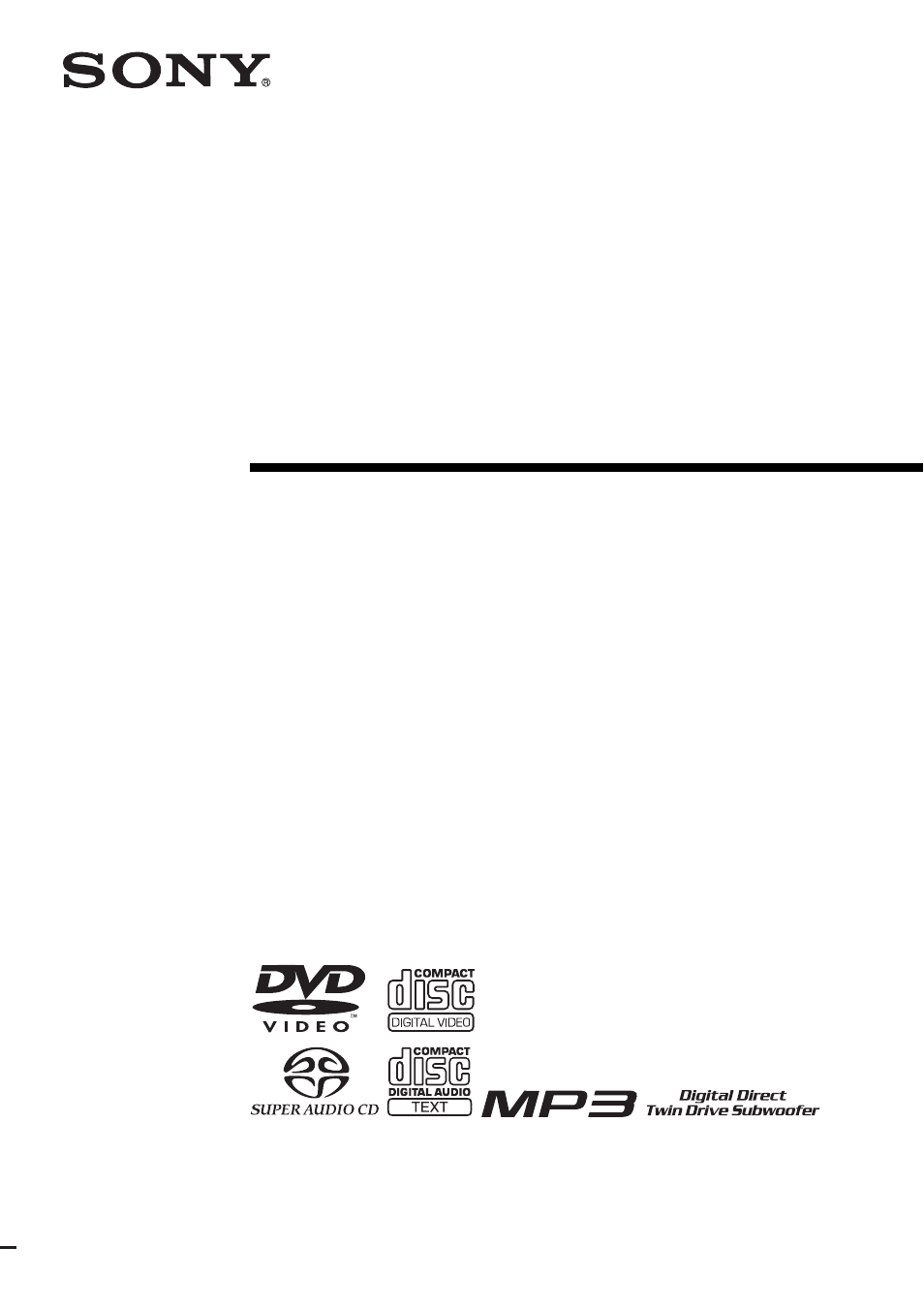 Sony DAV-SB500W User Manual | 96 pages