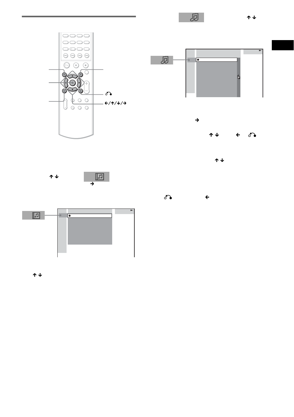 Selecting an album and track, Pla y ing d iscs 35 | Sony DAV-SB500W User Manual | Page 35 / 96
